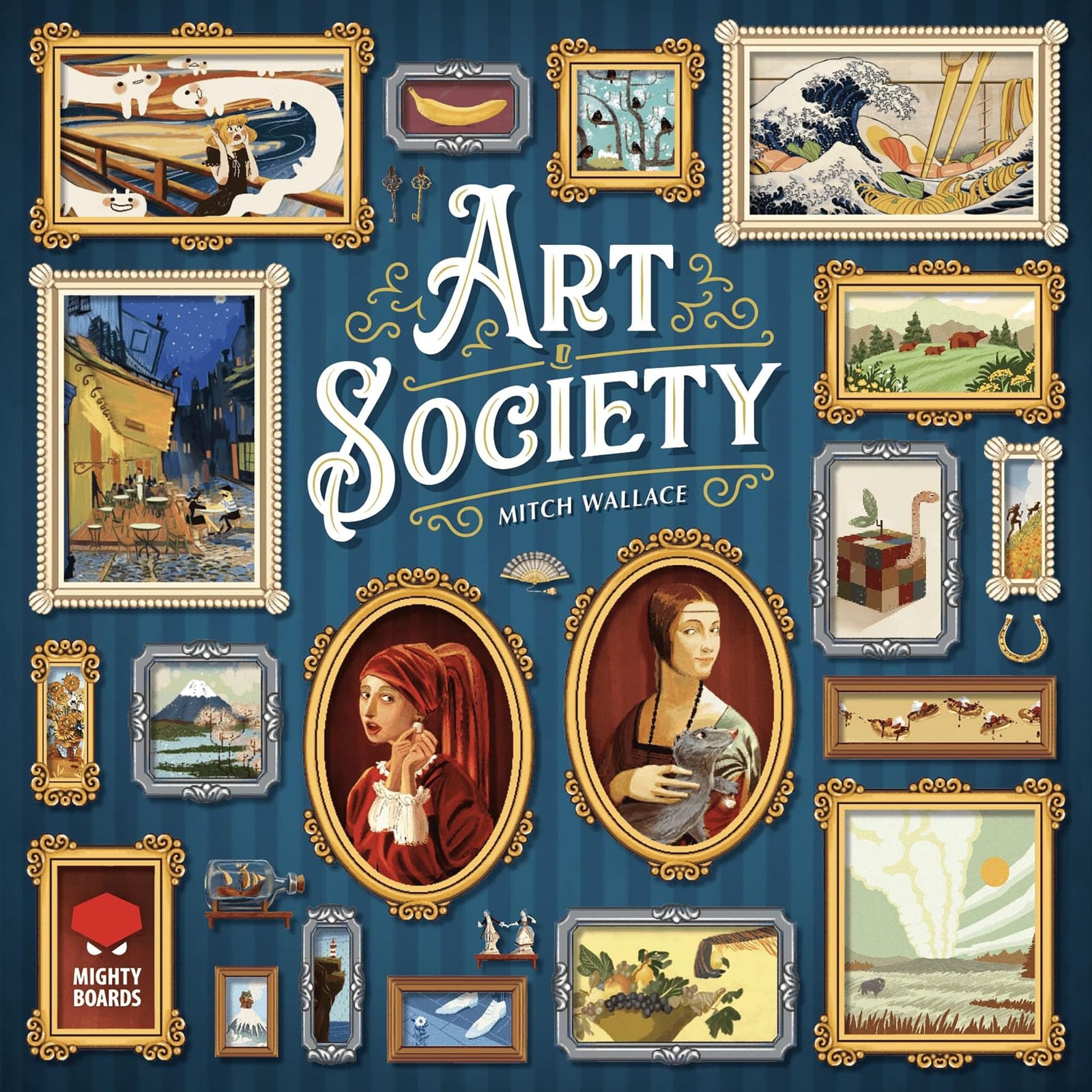 Mighty Boards: Art Society – Collection 27.2 cm x 7.6 x cm, Multicolor