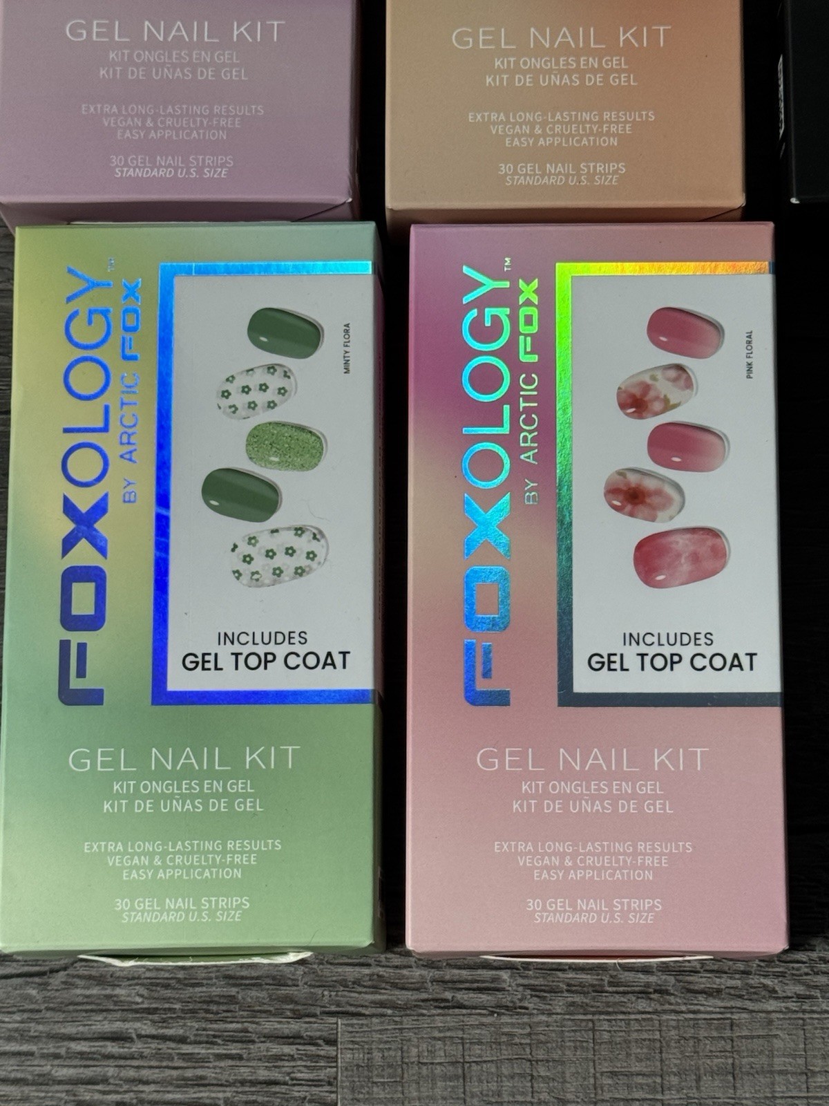 Chanel and Arctic Fox Foxology Nail Polish Set Gel Nail Strip Kits New in Box