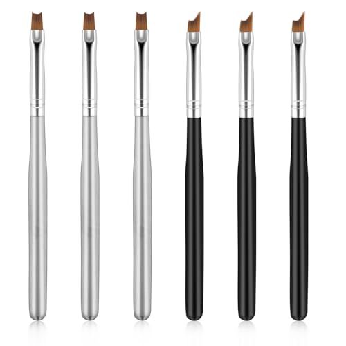 Oblique Head Nail Brushes Moon Shape French Brush French Tip Nail Brushes Set