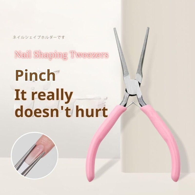 Professional Nail C Curve Pincher Stainless Steel Nail Shaping Tool Salons DIY