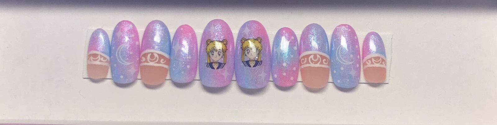 Sailor moon press on nails