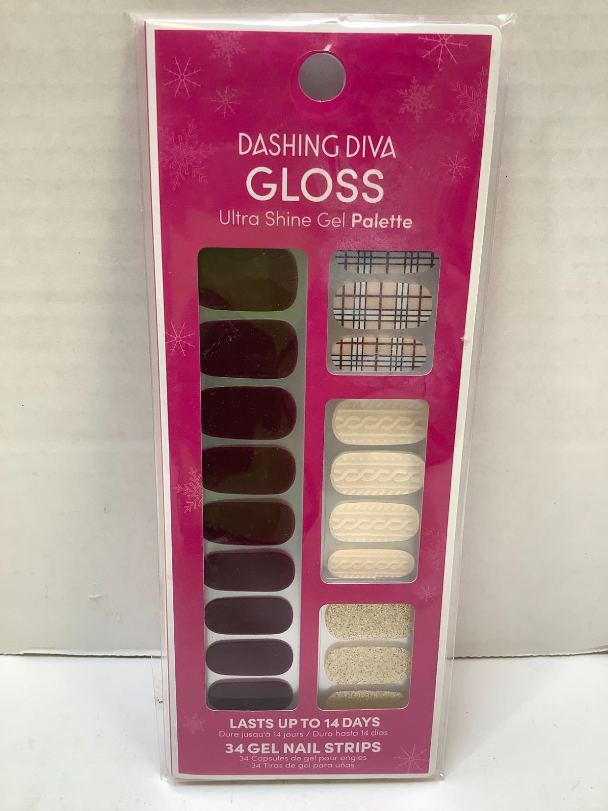 Dashing Diva Gloss Ultra Shine Gel Palette, GS160S Sweater Weather, Lot of 5