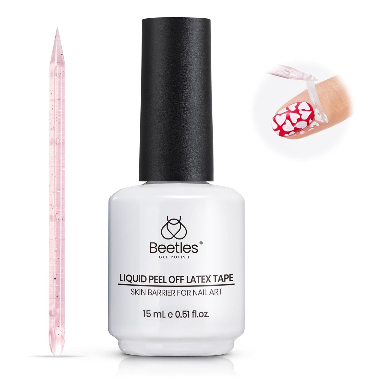 Luxury Liquid Latex Nail Protector – 15ML Easy Peel Off for Perfect Manicure