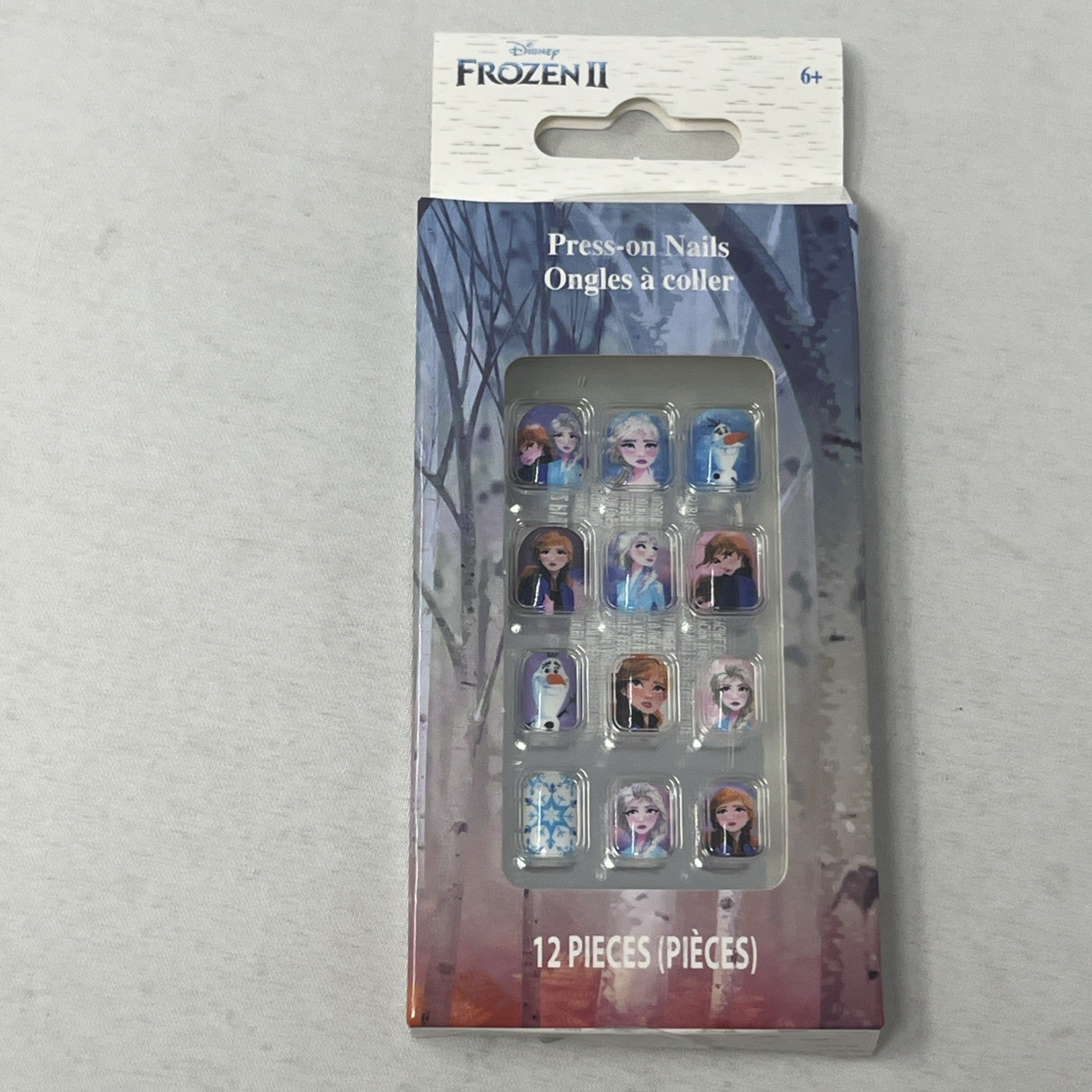 Disney Princess Frozen II Press-On Nails Townly Children 12pc Box