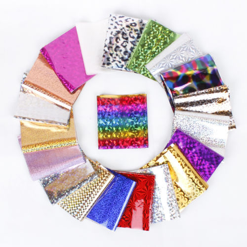 150cm x 10cm Nail Art Wrap Foils Transfer Glitter Sticker Polish Decal Manicure