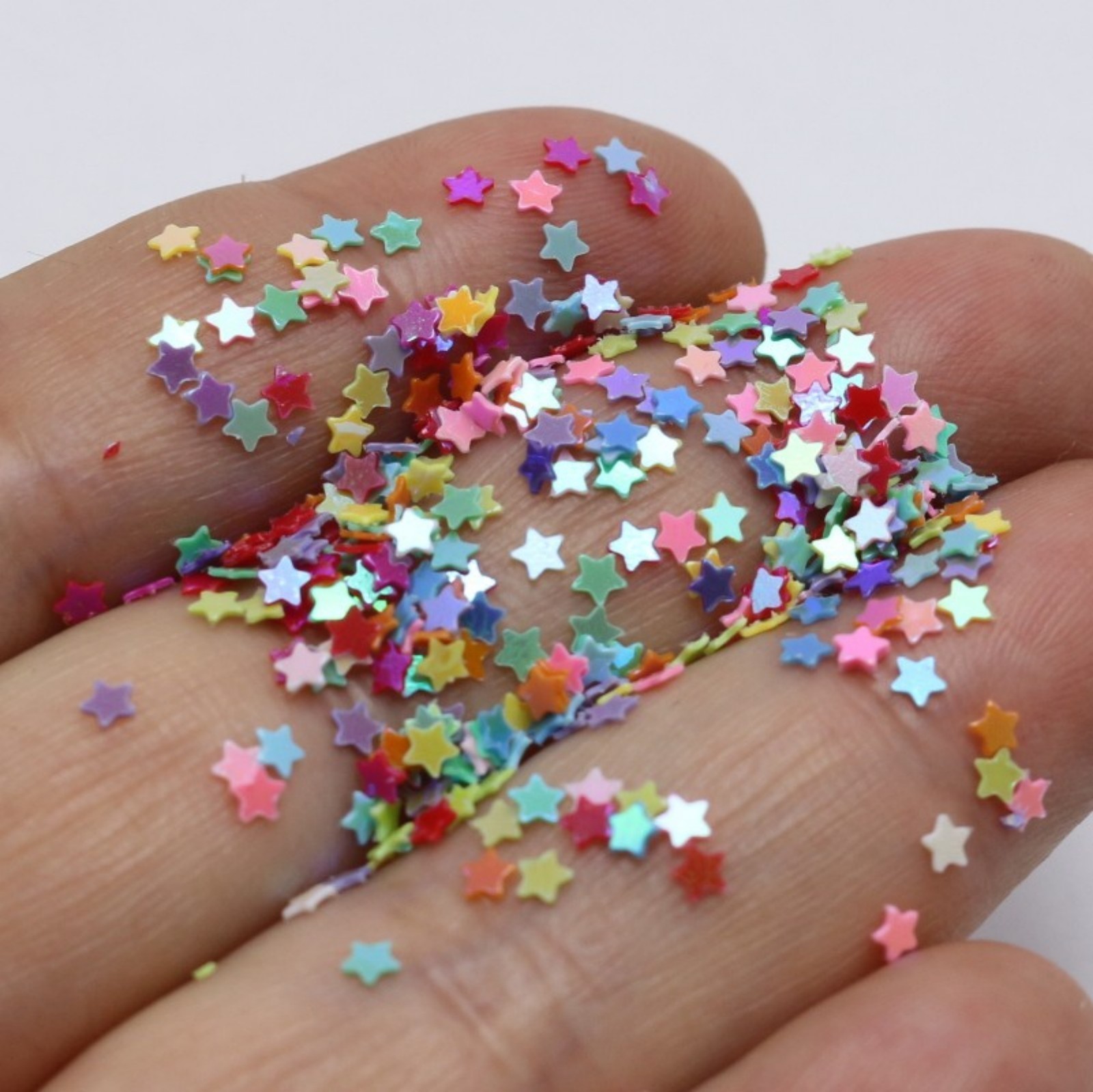 50 Gram Mixed Color Star Sequins Loose Tiny 3mm Nail Art Tips Scrapbook Craft