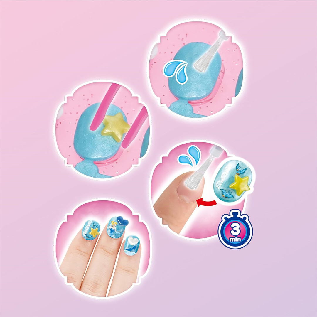 Aquabeads Nail Studio – Disney Princess 40 Creations Set New Kids Childrens Toy