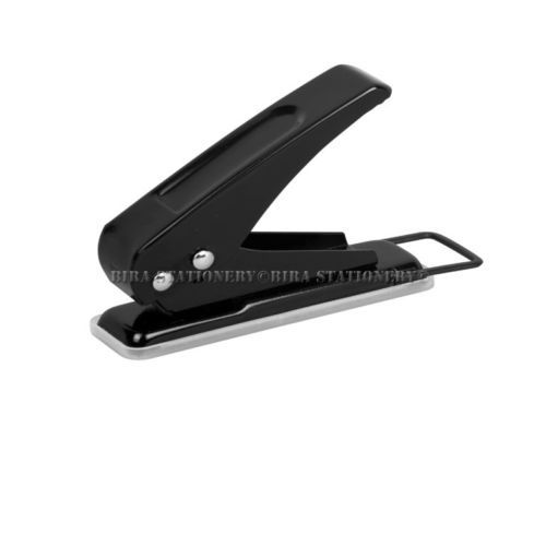 Single Hole Punch Black Metal One Hole Punch with Safety Lock Good quality NEW