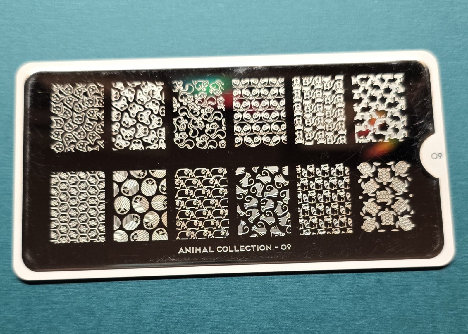MoYou-London Animal Collection 09 Nail Stamp Plate Rabbit Turtle Cat Squirrel