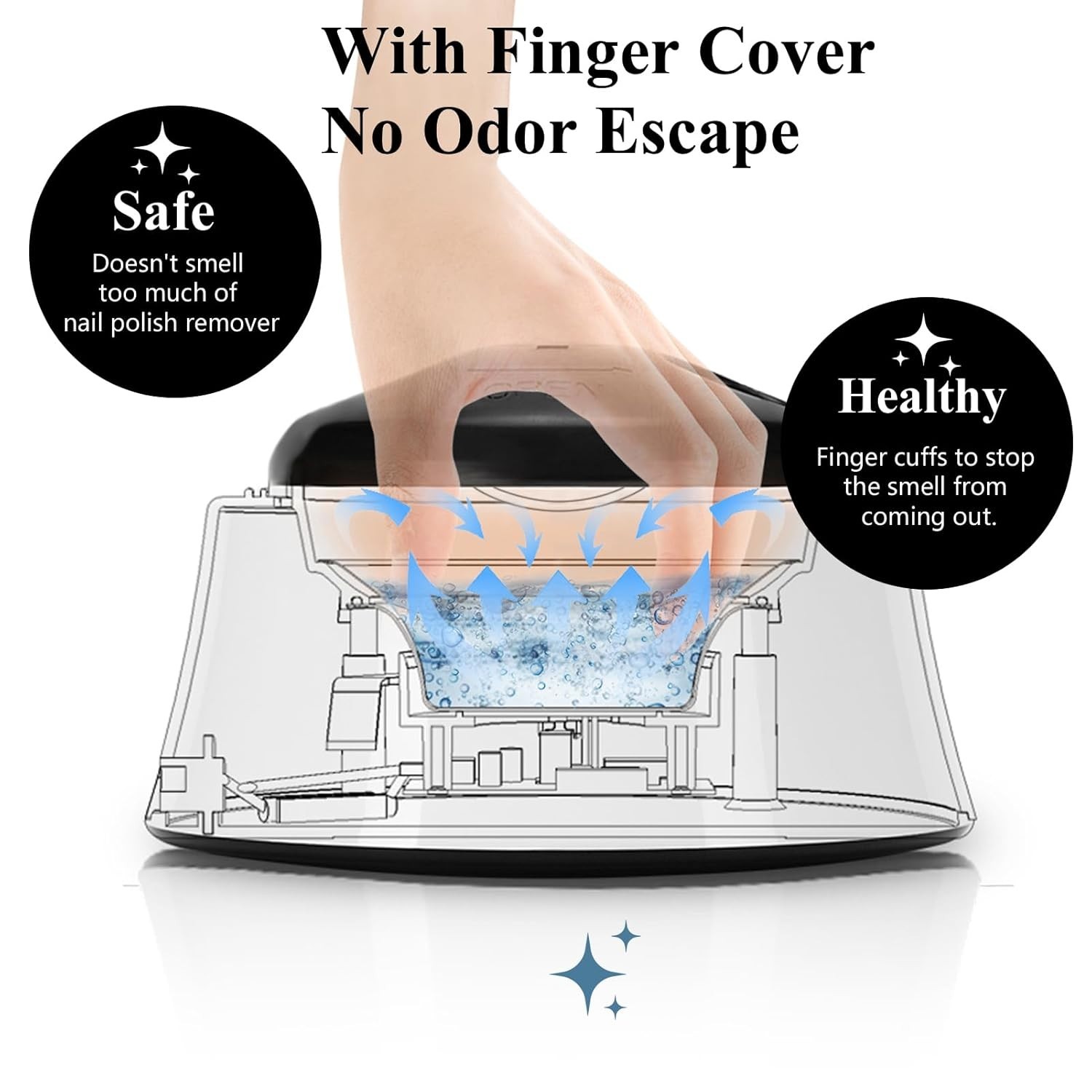 Acetone-Resistant Nail Polish Remover Bowl