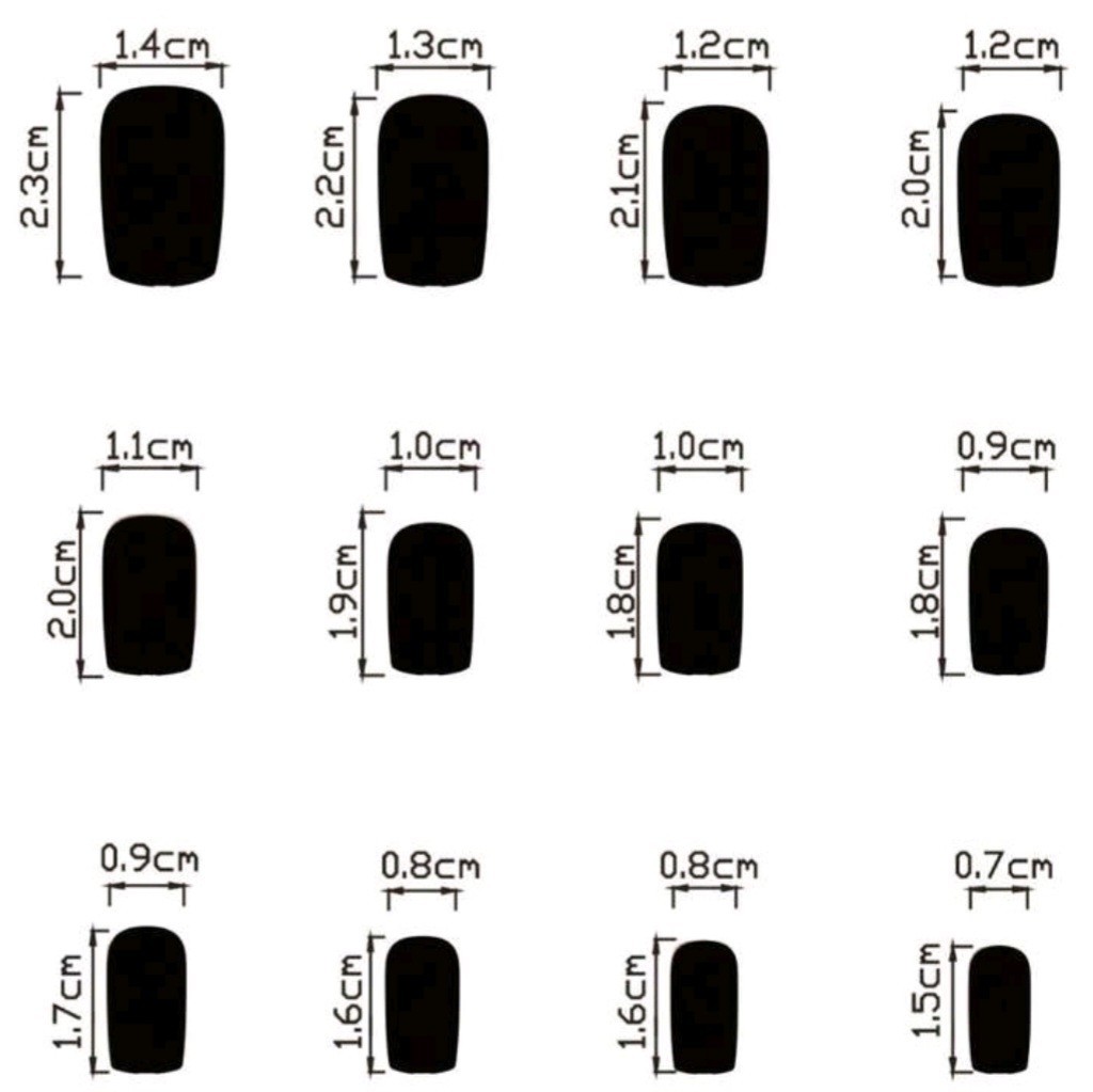 Press-On Nails Red White & Blue Americana USA Flag Short/Medium – Coffin