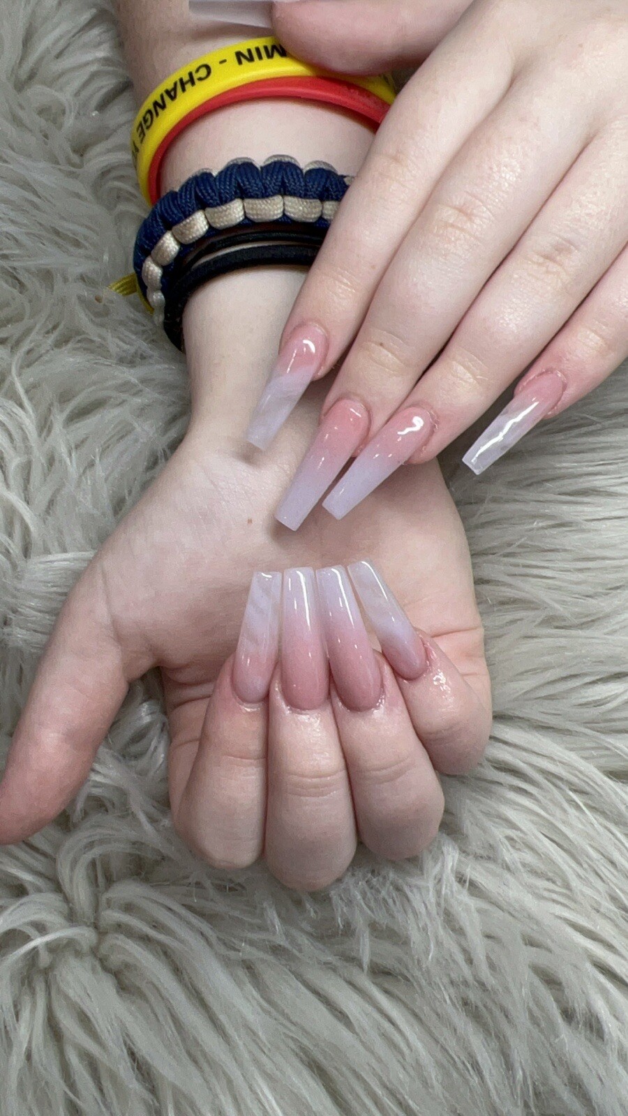 600pcs Extra Long Stiletto Nail Tips Full Cover Acrylic Fake False Nail Tip Box
