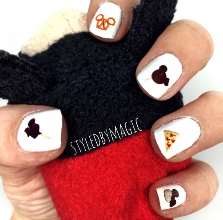 Mickey Ice Cream Nail Art Stickers Transfers Decals Set of 53 – A1230