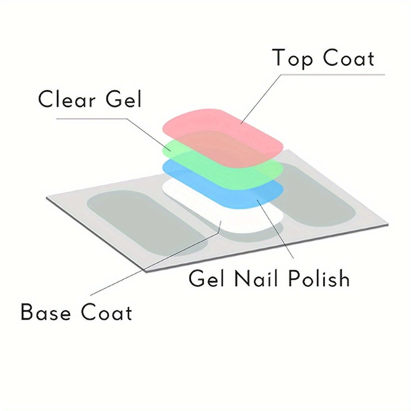 4 Sheets Nail Stickers Glitter Self Adhesive Polish Manicure DIY Nail Wraps