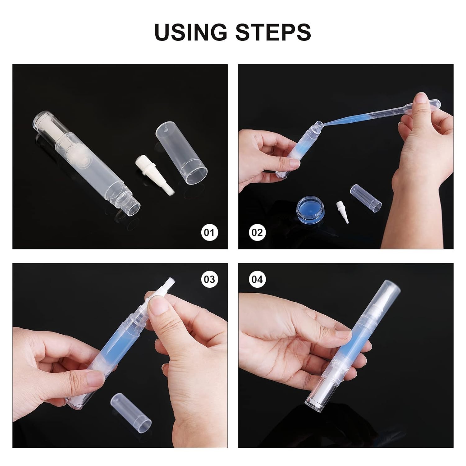 Empty 5ml Cuticle Oil and Eyelash Growth Pens – Ideal for On-the-Go Beauty