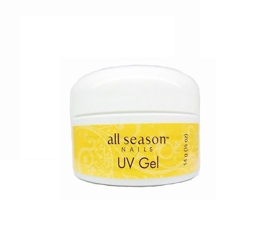 All Season UV Nail Gel Thick Clear ,White, Pink, Clear 0.5 oz (14g)