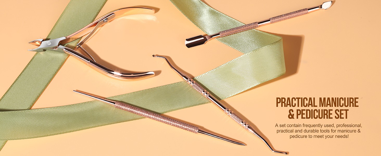 FANDEI Ingrown Toenail Removal Kit, Pedi Tools, Nail Care Kit,