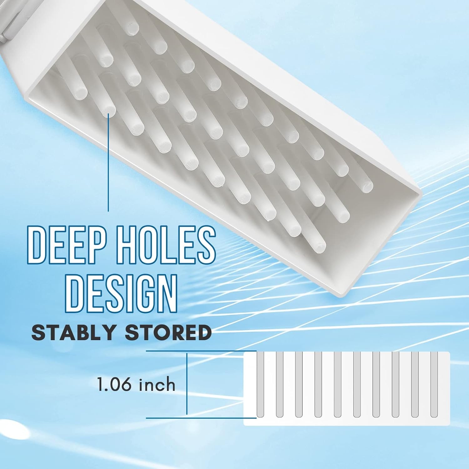 Nail Drill Bits Holder, Dustproof Stand Displayer Organizer