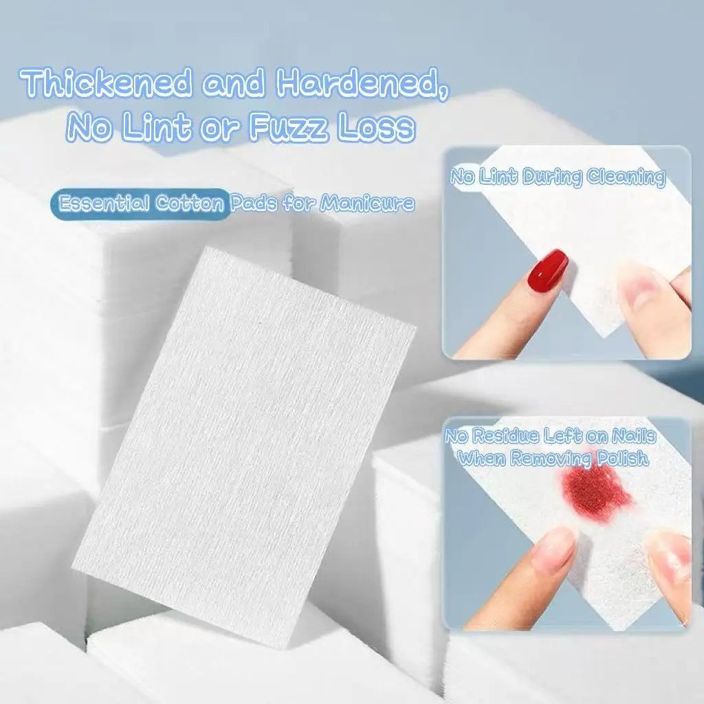 Cotton Pads – 450pcs Lint-Free Nail Polish Removal Wipes – Manicure Tools
