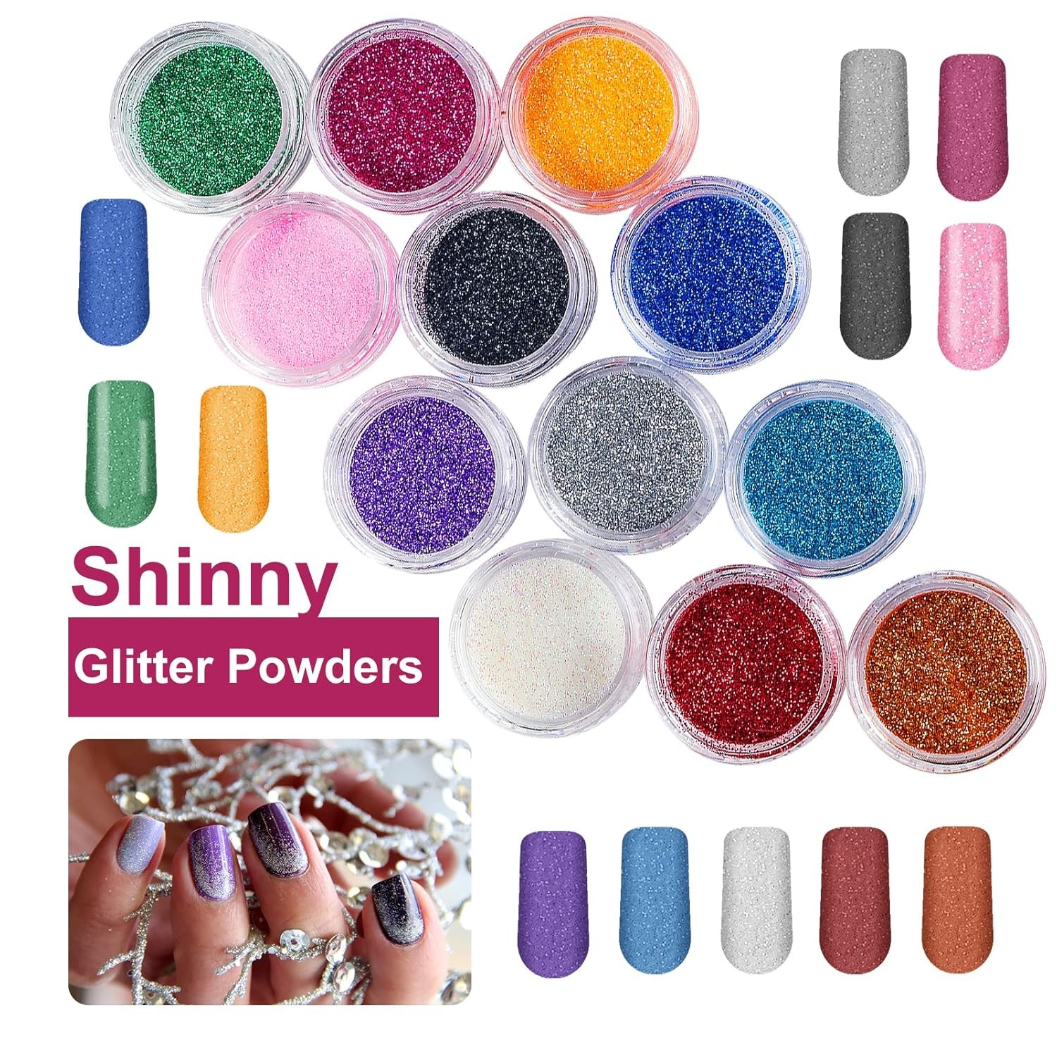 Professional Acrylic Nail Kit for Beginners DIY Manicure Art Supplies Gift