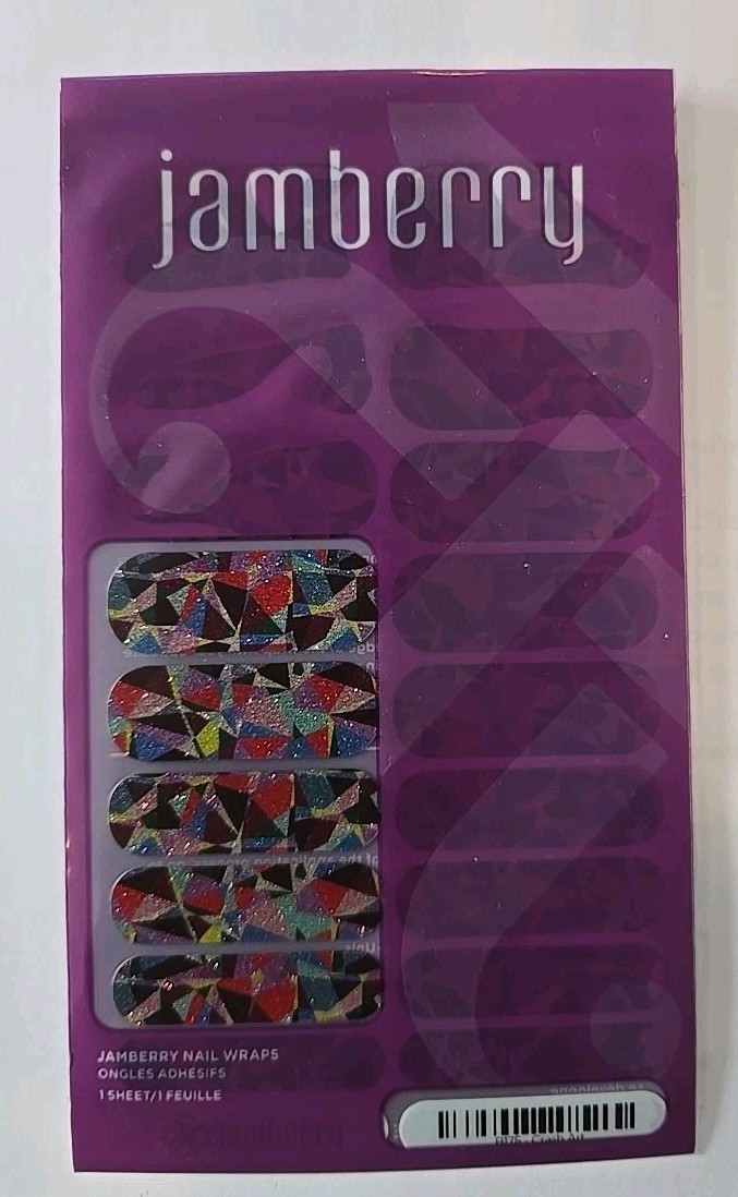JAMBERRY CRASH ART B175 NAIL WRAP RETIRED GGG AUGUST 2017