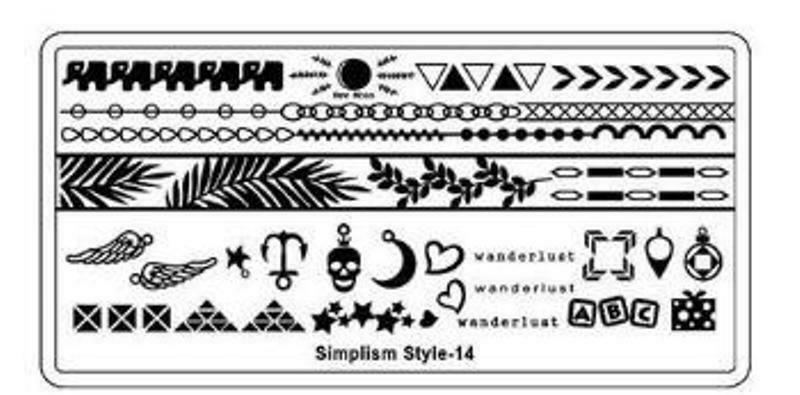 10 NEW Styles DIY Nail Art Image Plates Manicure Stamp Template Stamping Tool