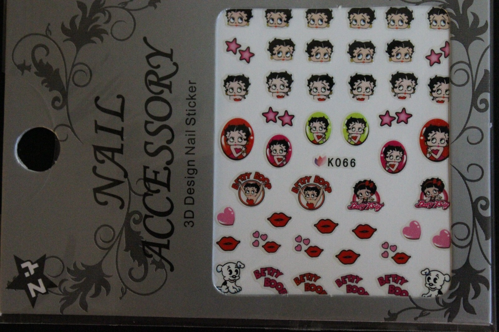 Disney Mickey ,Betty Boop 3D Nail Art Sticker Decal USA Seller Free Fast Ship