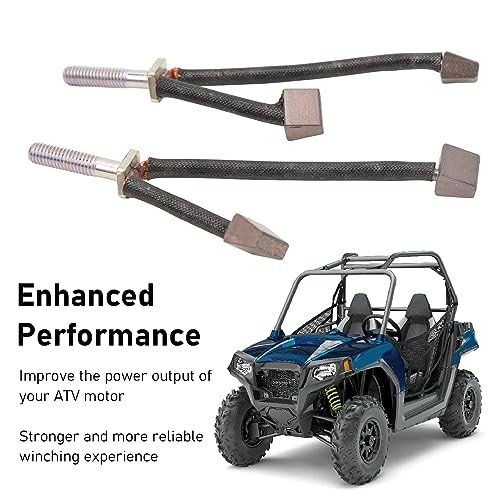 ATV Motor Carbon Brush Kit for 2000-5000lb Winches, Replacement Carbon Brushes
