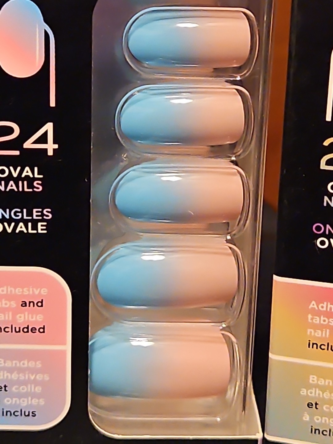 3-SALLY HANSEN-SALON EFFECTS-PERFECT MANICURE-PRIDE-OVAL-BI/TRANS/QUEER-NEW!