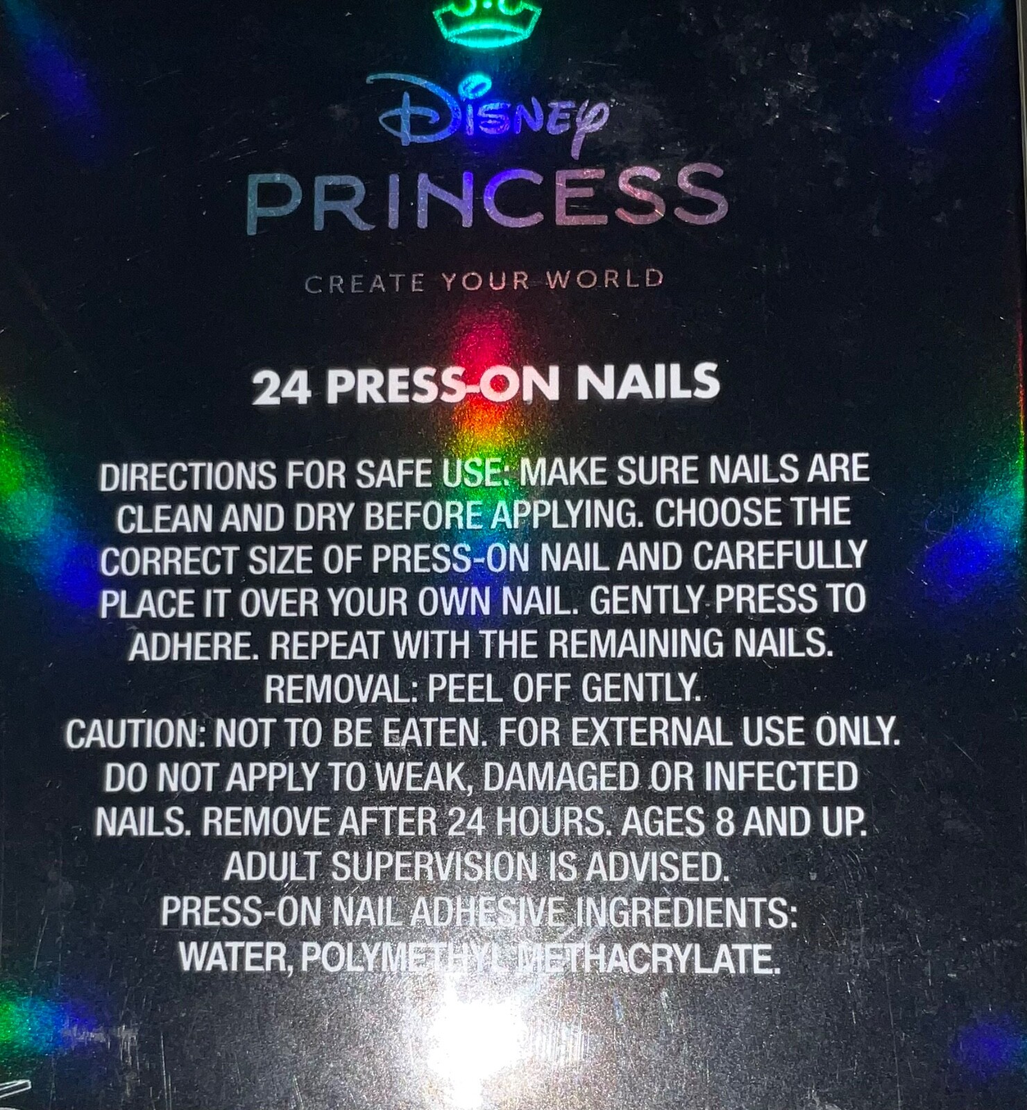 Lot of 10 Packs Disney Princess Press-on Nails 24 each pack – New