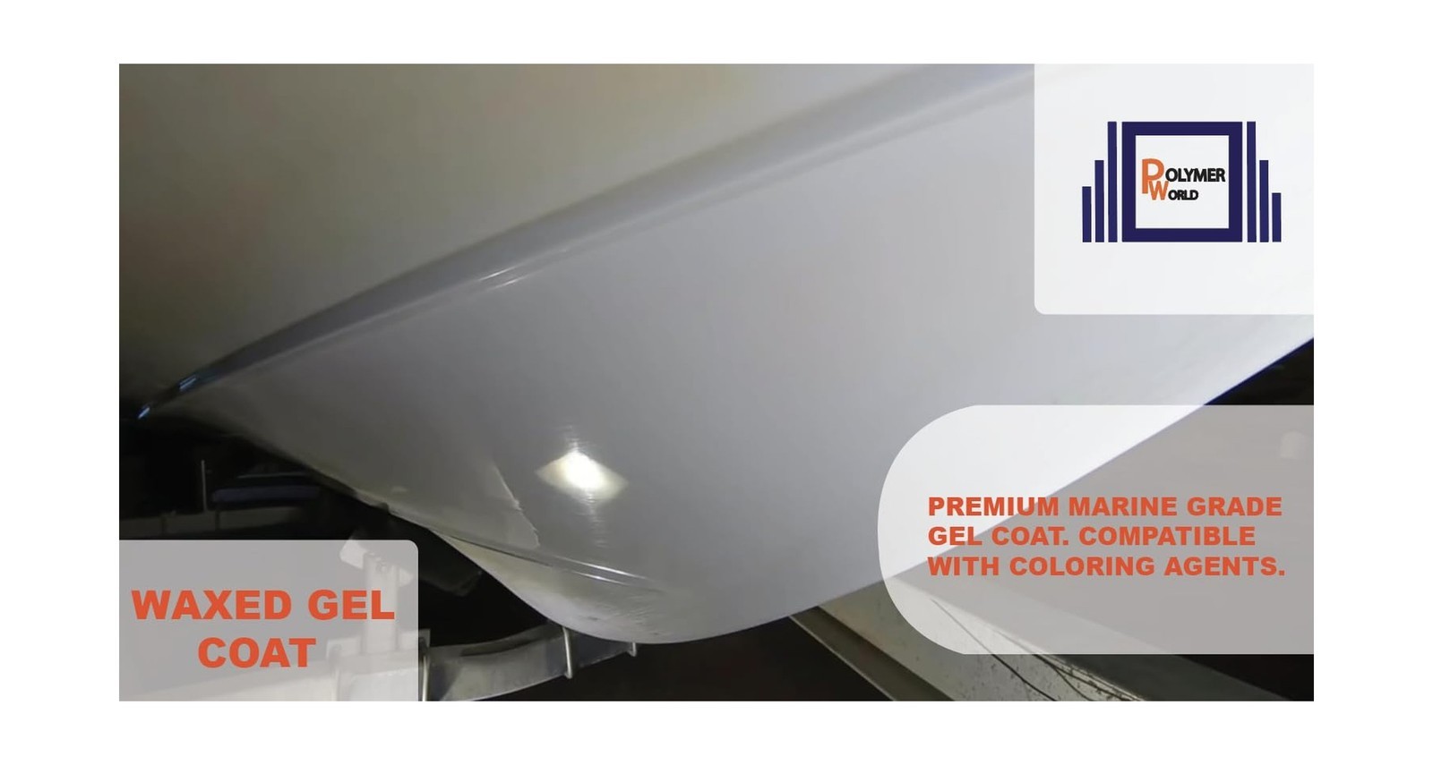 White Gelcoat with Wax – Isophthalic NPG Gel Coat, Fiberglass Marine Boat Rep…