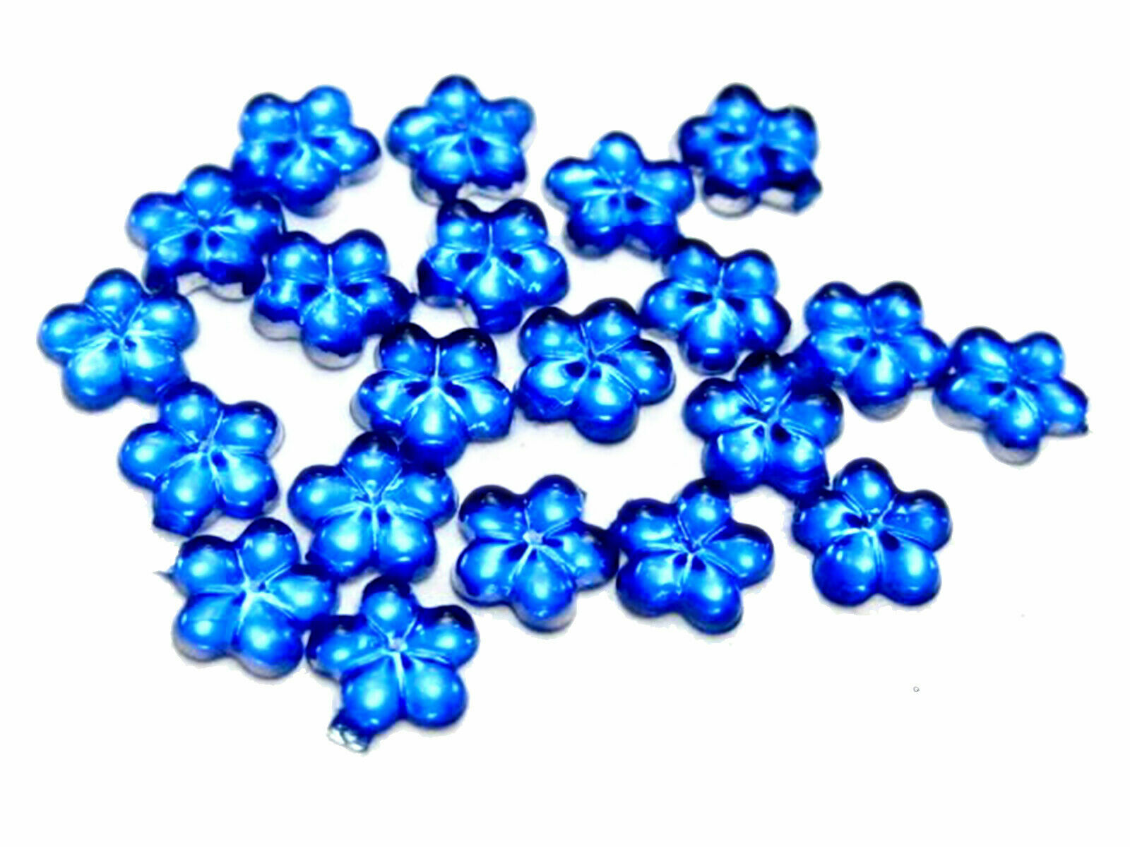 1000 Acrylic FlatBack Mini Flower Rhinestones Gems 4mm Nail Art Tips