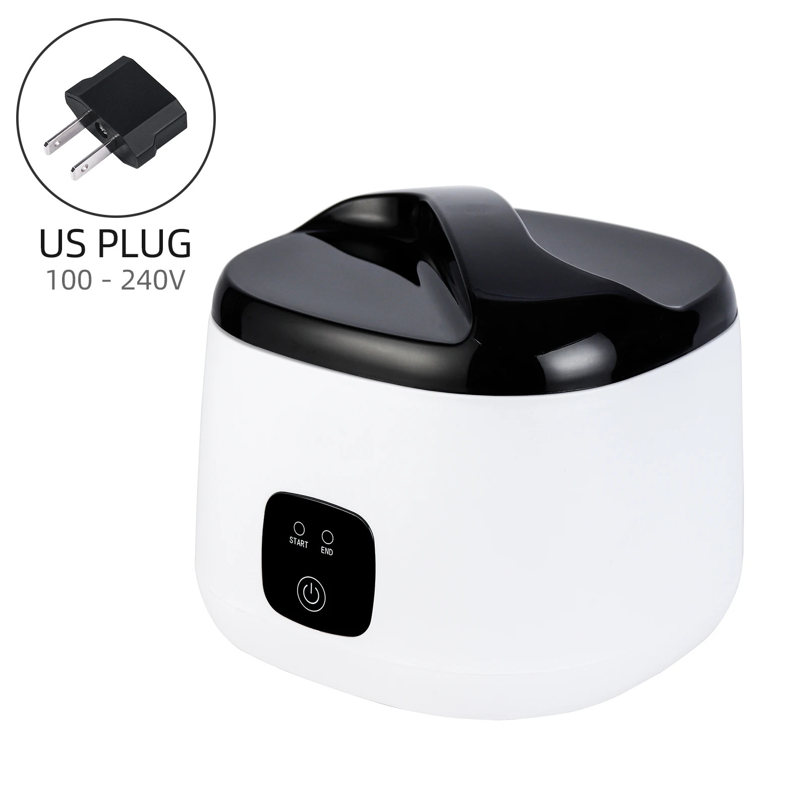 Electric Nail Soaking Bowl 5 Finger Heated Gel Polish Remover Machine