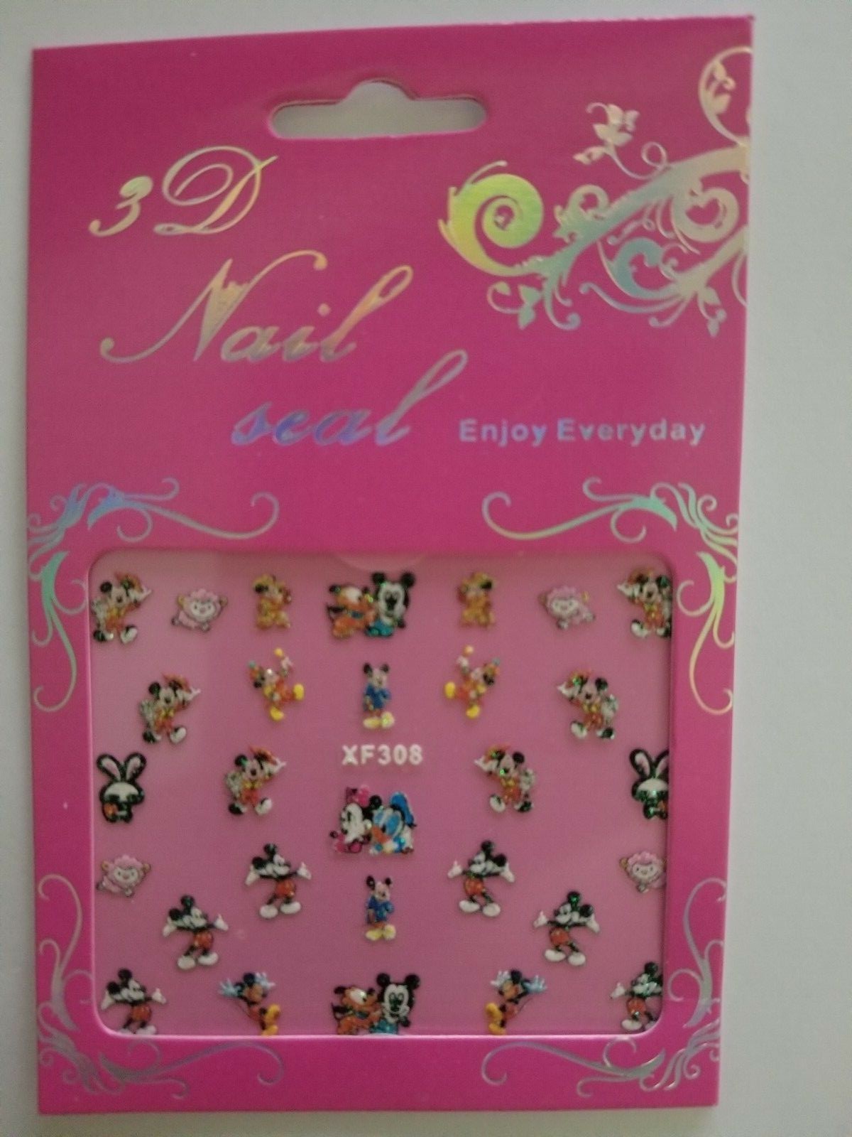 Disney Mickey ,Betty Boop 3D Nail Art Sticker Decal USA Seller Free Fast Ship
