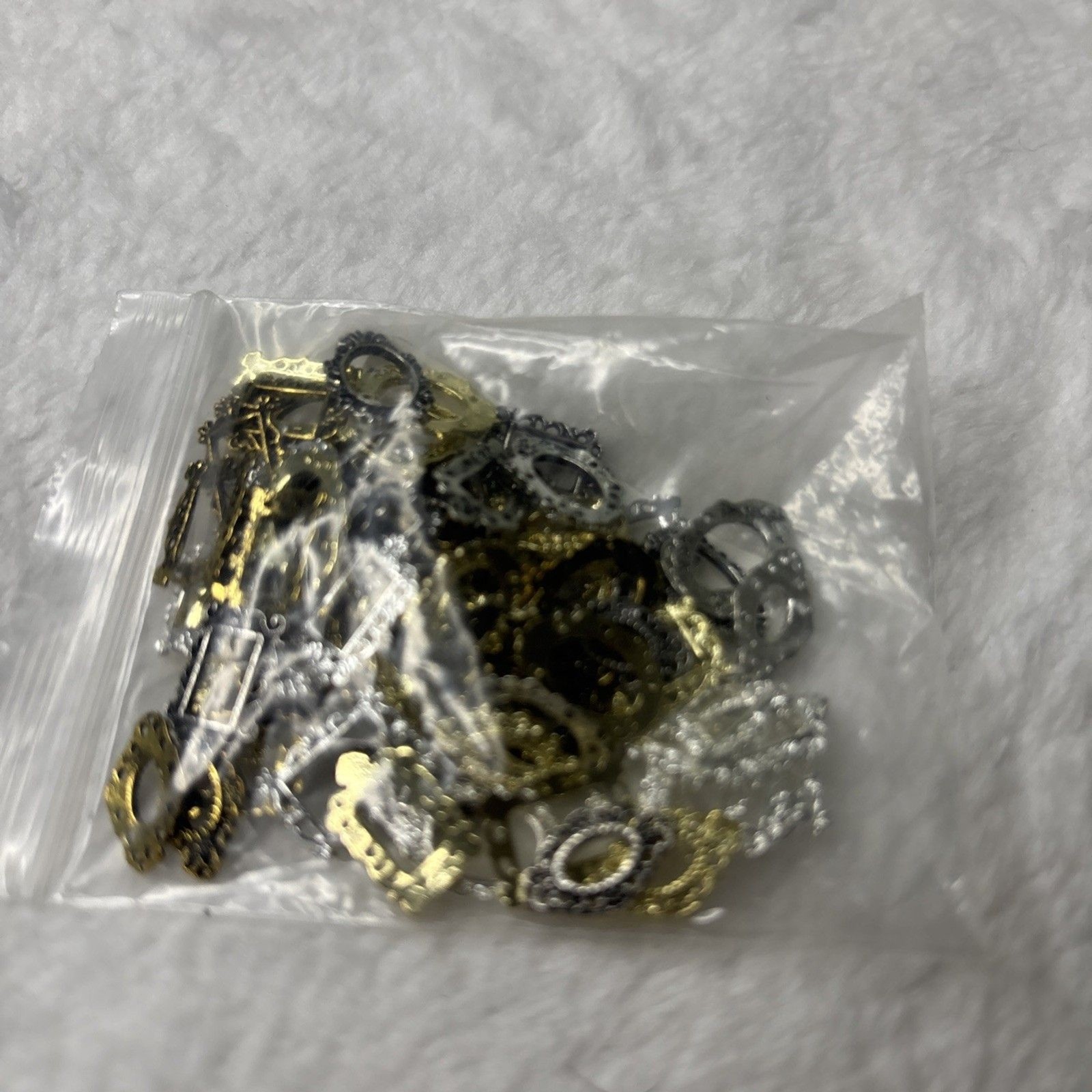 Metal Nail Charms 80pcs, Frame Gothic Nail Art Charms