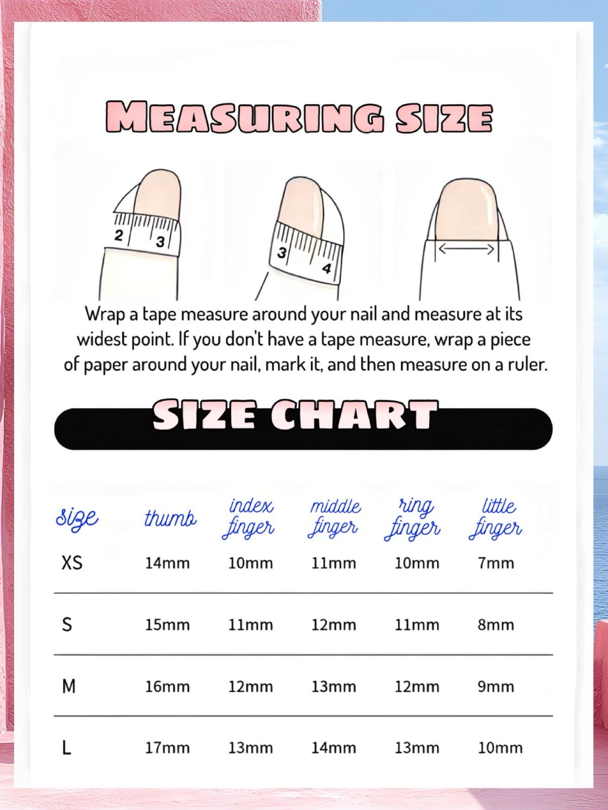 10pcs Handmade Light-Pink Gradient Cat-Eye Press-On Nails Medium Oval, XSSML