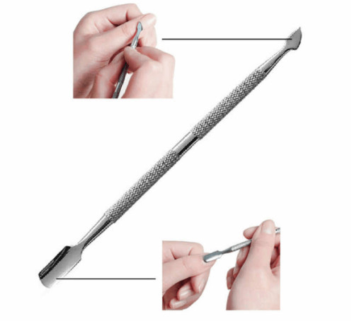 Manicure Pedicure Tools 4 Pcs Beauty Nail Cuticle Care Pusher Spoon Trimmer US