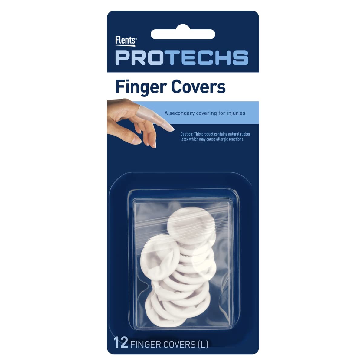First Aid Finger Covers, 12 Count, Large Protects Finger While Healing From I…