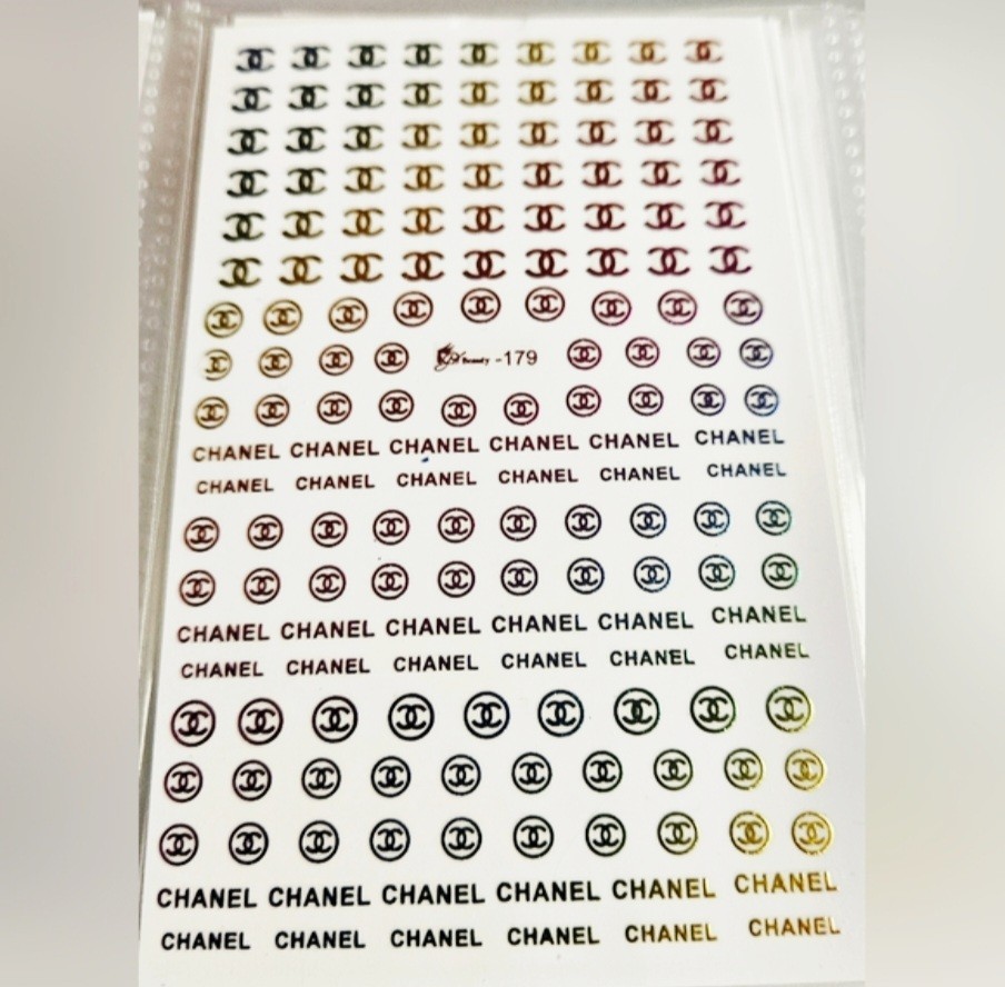 NWT NAIL ART DESIGN SELF-SEAL STICKERS HOLOGRAPHIC RAINBOW N°179!