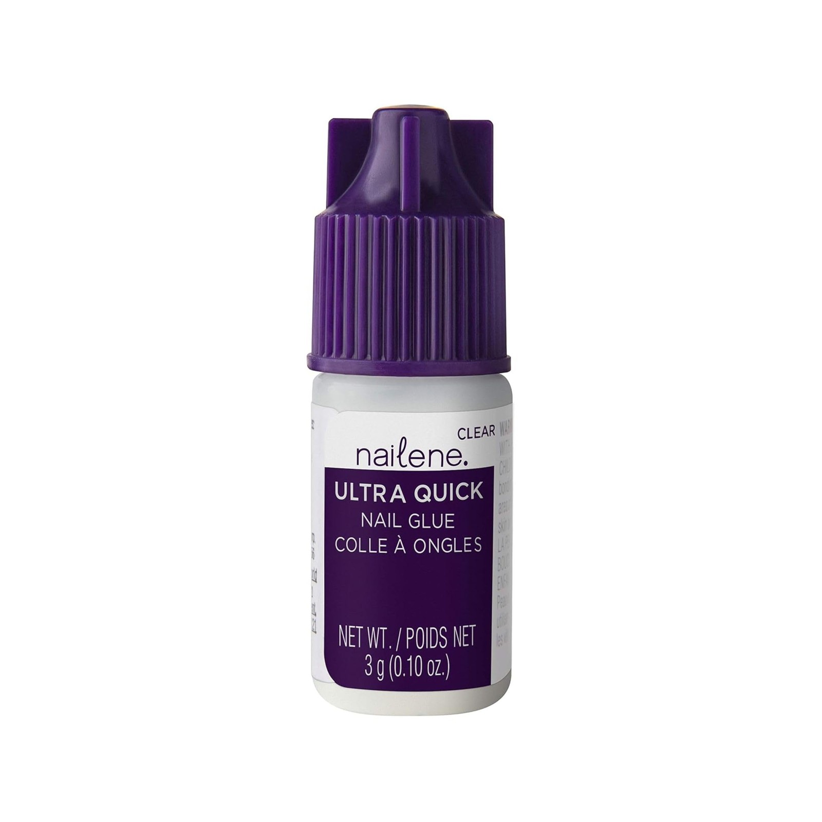 Ultra Quick Clear Nail Glue 3-Pack Fast-Bonding Adhesive