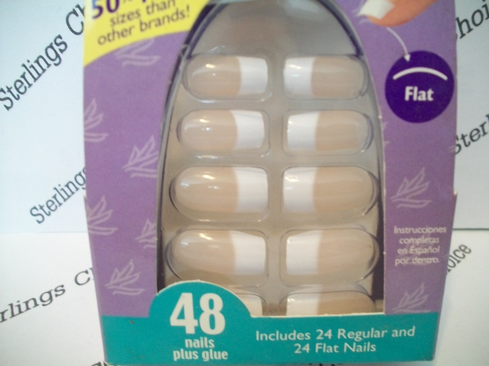 Nailene Custom Fit Perfect Fit Nails #77450 Regular to Flat Nail Beds