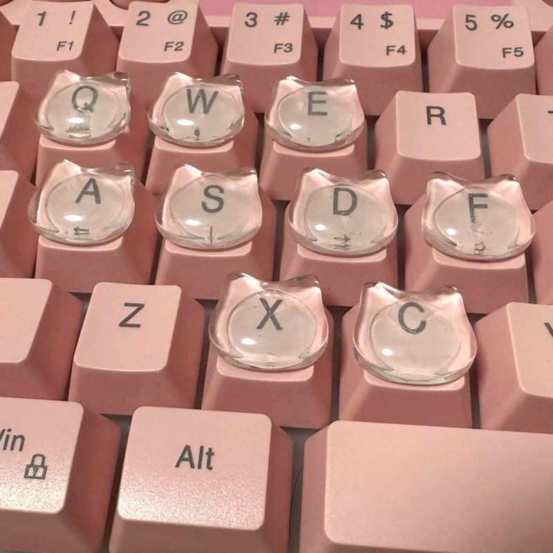 20pcs Fashionable Nail Friendly Keyboard Accessories Quick Attach On Fit for