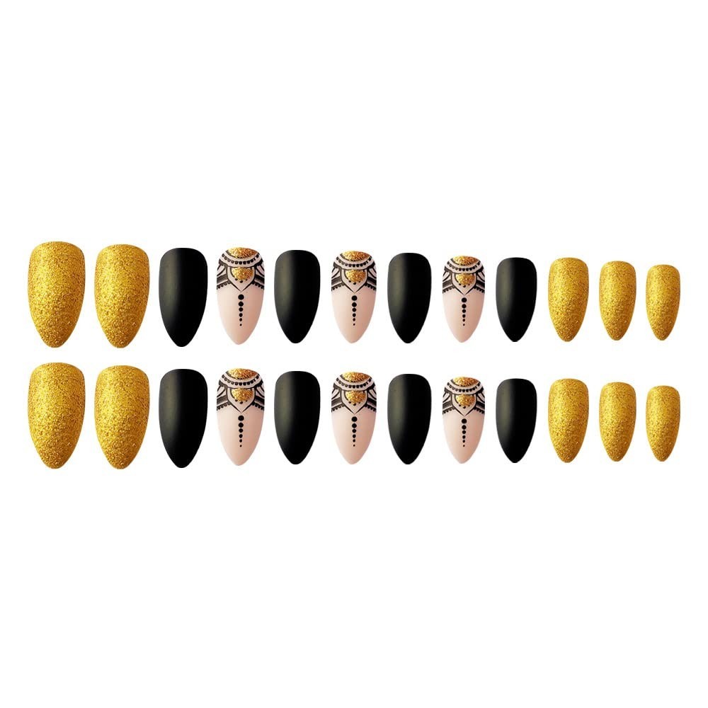 Secret Lives acrylic reusable press on nails fake false extension 24 Set
