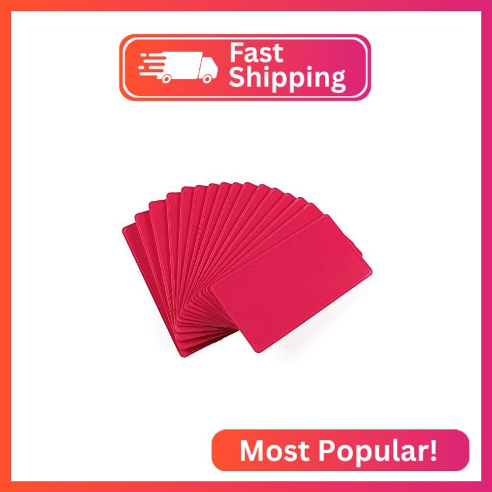 BeautyLeader 15pcs Nail Art Soft Stamping Protective Rose Red Color Stamper Rect