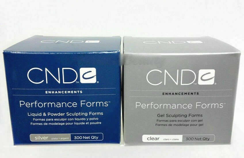 CND Performance Nail Forms Sculpting – 300 counts – Choose Your Type – Fast Ship