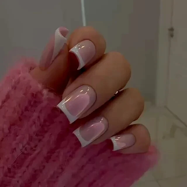 9 Boxes False Nail Tips Full Cover Acrylic 24Pcs per box… Nails Decoration