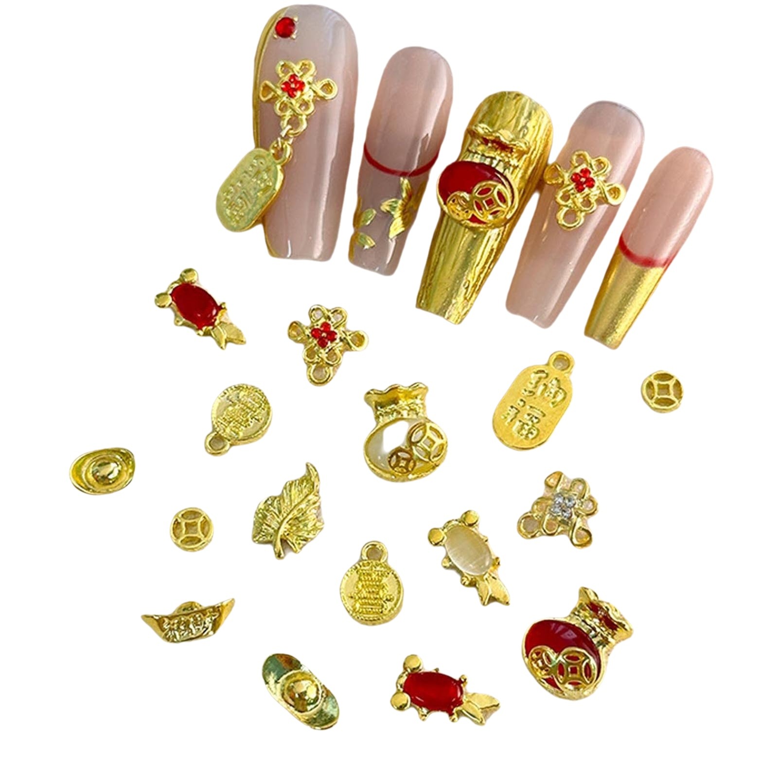 Women Girls Nails Decorations Nails Rhinestones 10 Pcs Trendy Nails Art Luxury