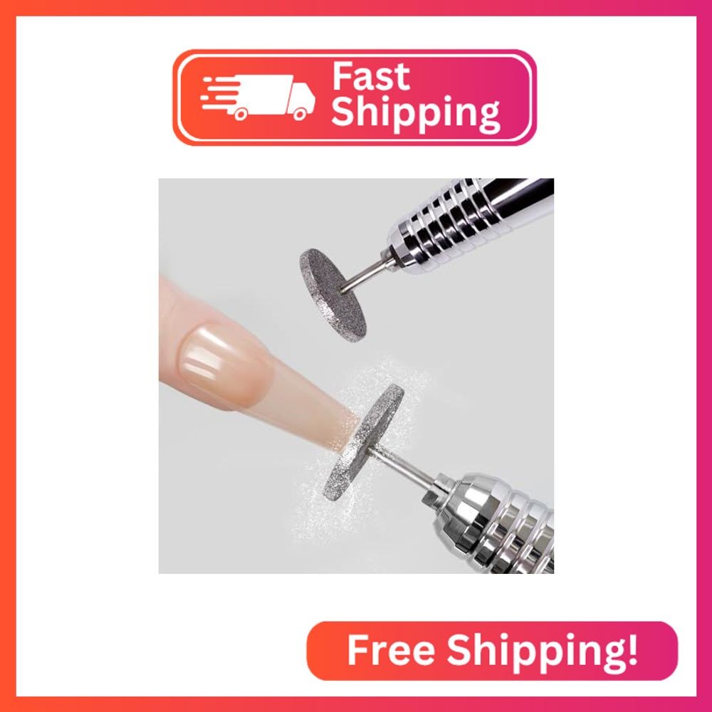 2Pcs Sanding Disc Nail Drill Bits Cuticle Drill Bit Suitable for Most Electric N