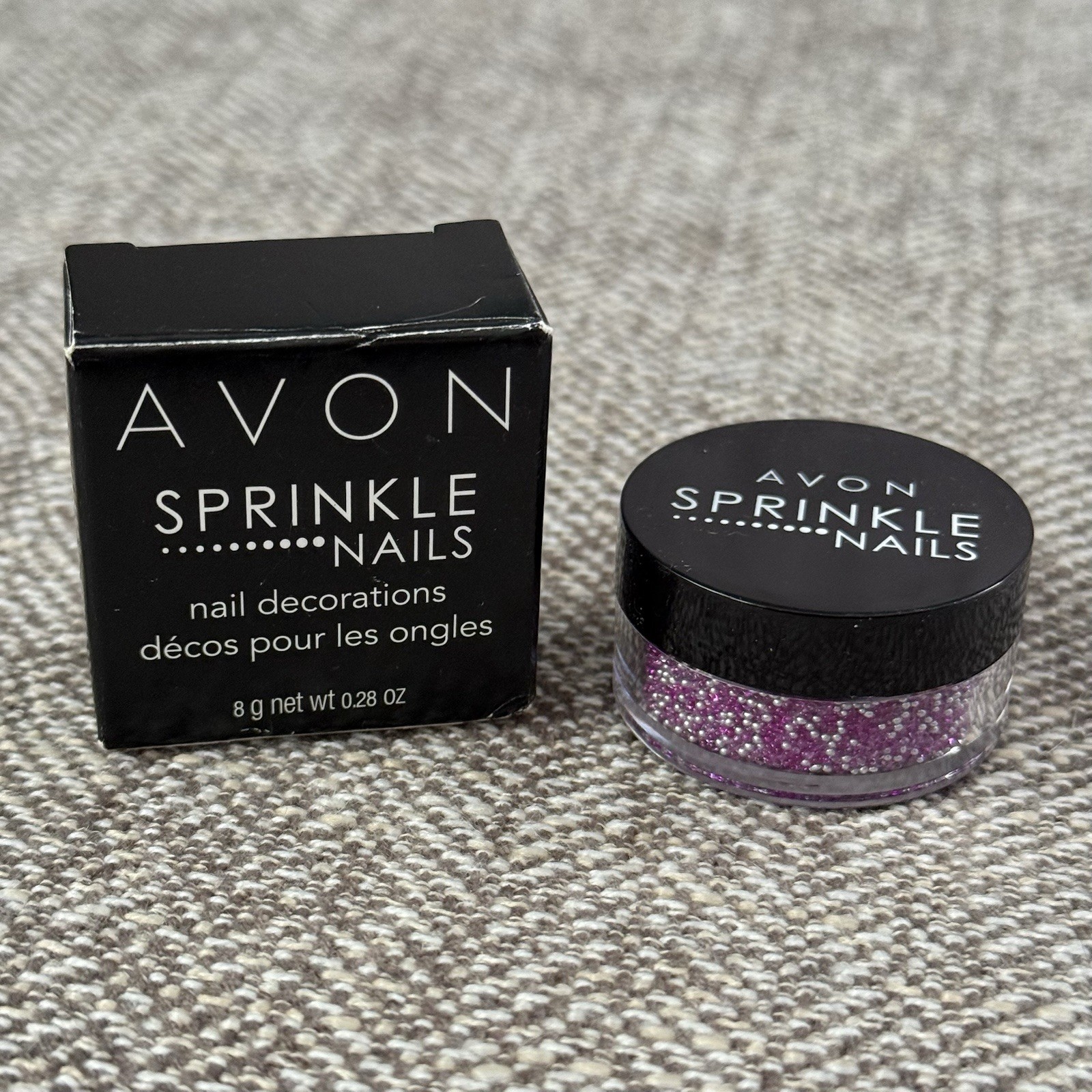 Avon Sprinkle Nails Decorations Pink Confetti – 2014 – Nail Caviar Beads