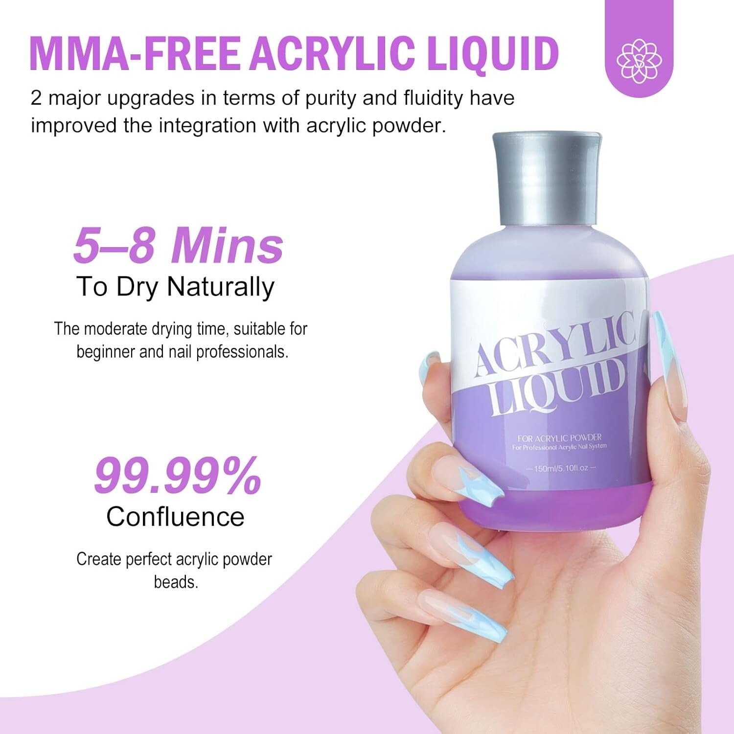 Polvo Acrilico Kit De Para Extensión De Uñas Ideal Regalo Para Mujer 9OZ NEW US.